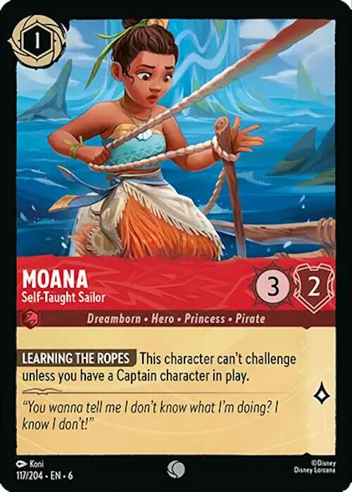 Moana - Self-Taught Sailor (117/204) [Azurite Sea] | Tabernacle Games