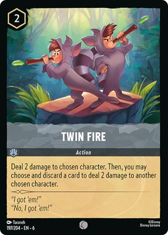 Twin Fire (197/204) [Azurite Sea] | Tabernacle Games