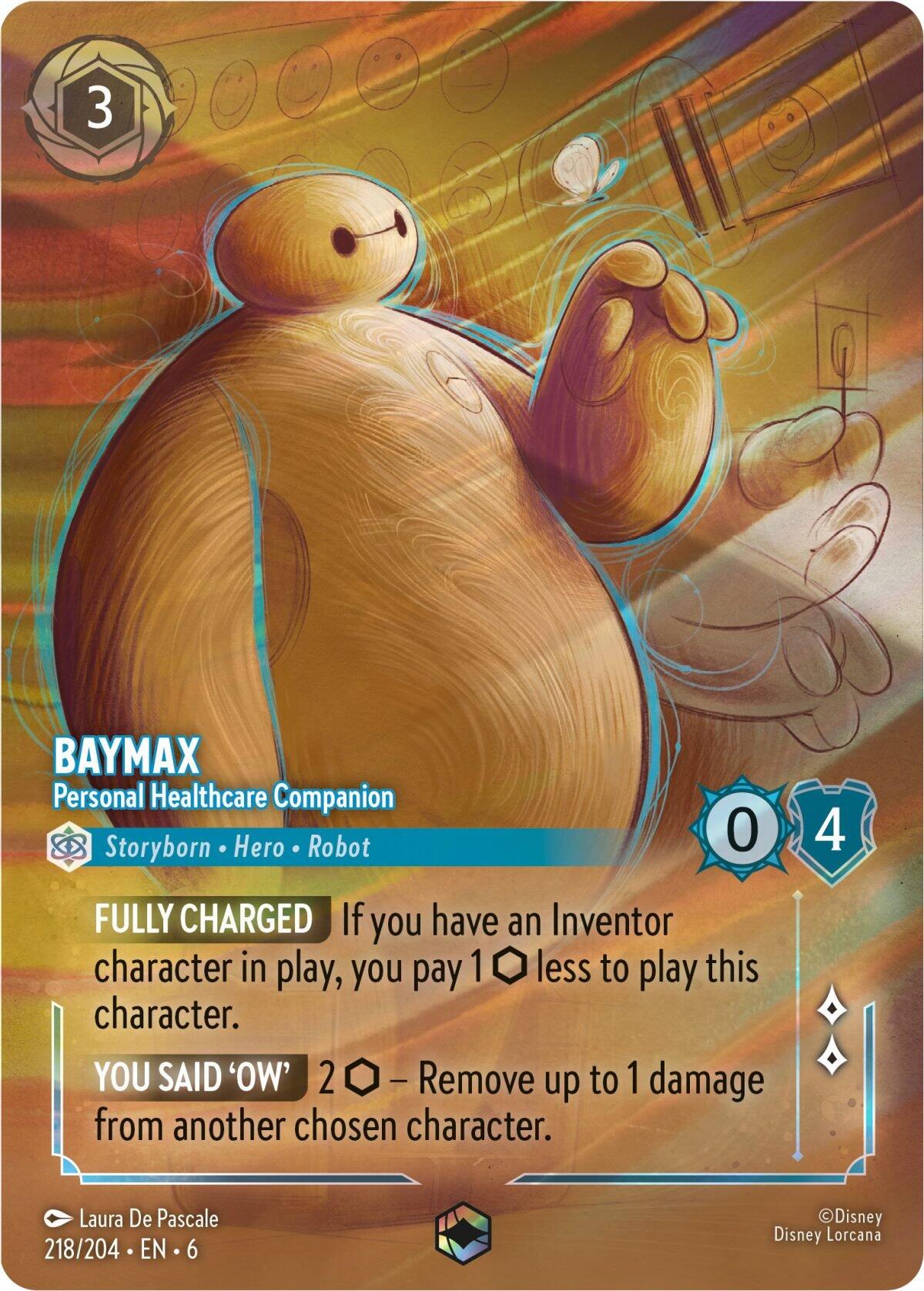 Baymax - Personal Healthcare Companion (Enchanted) (218/204) [Azurite Sea] | Tabernacle Games