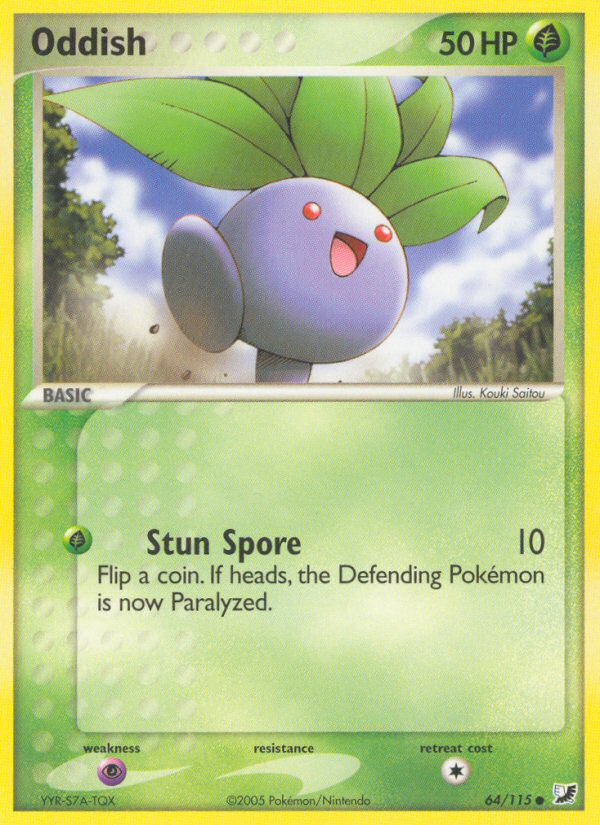 Oddish (64/115) [EX: Unseen Forces] | Tabernacle Games