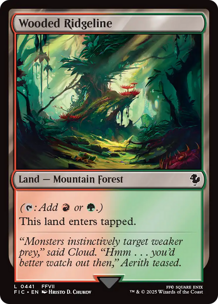 Wooded Ridgeline [FINAL FANTASY Commander] | Tabernacle Games