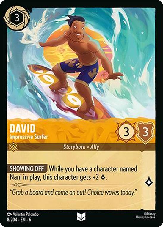 David - Impressive Surfer (8/204) [Azurite Sea] | Tabernacle Games