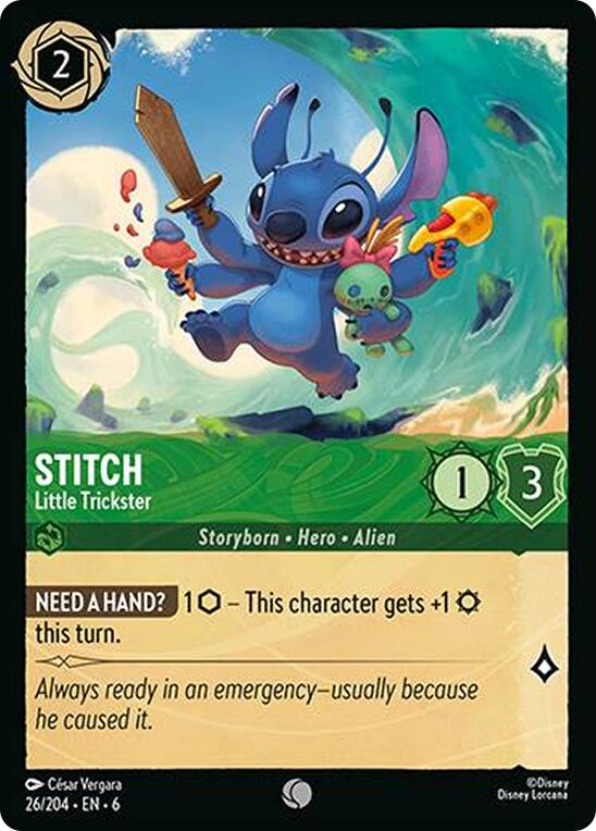 Stitch - Little Trickster (26/204) [Azurite Sea] | Tabernacle Games