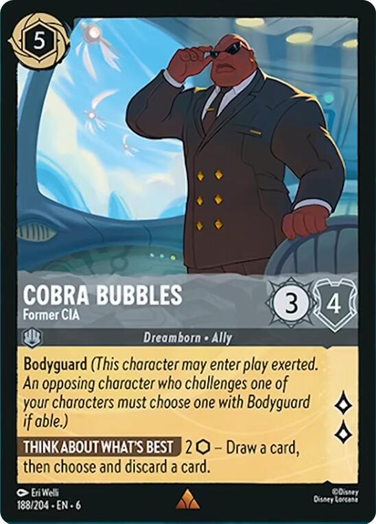 Cobra Bubbles - Former CIA (188/204) [Azurite Sea] | Tabernacle Games