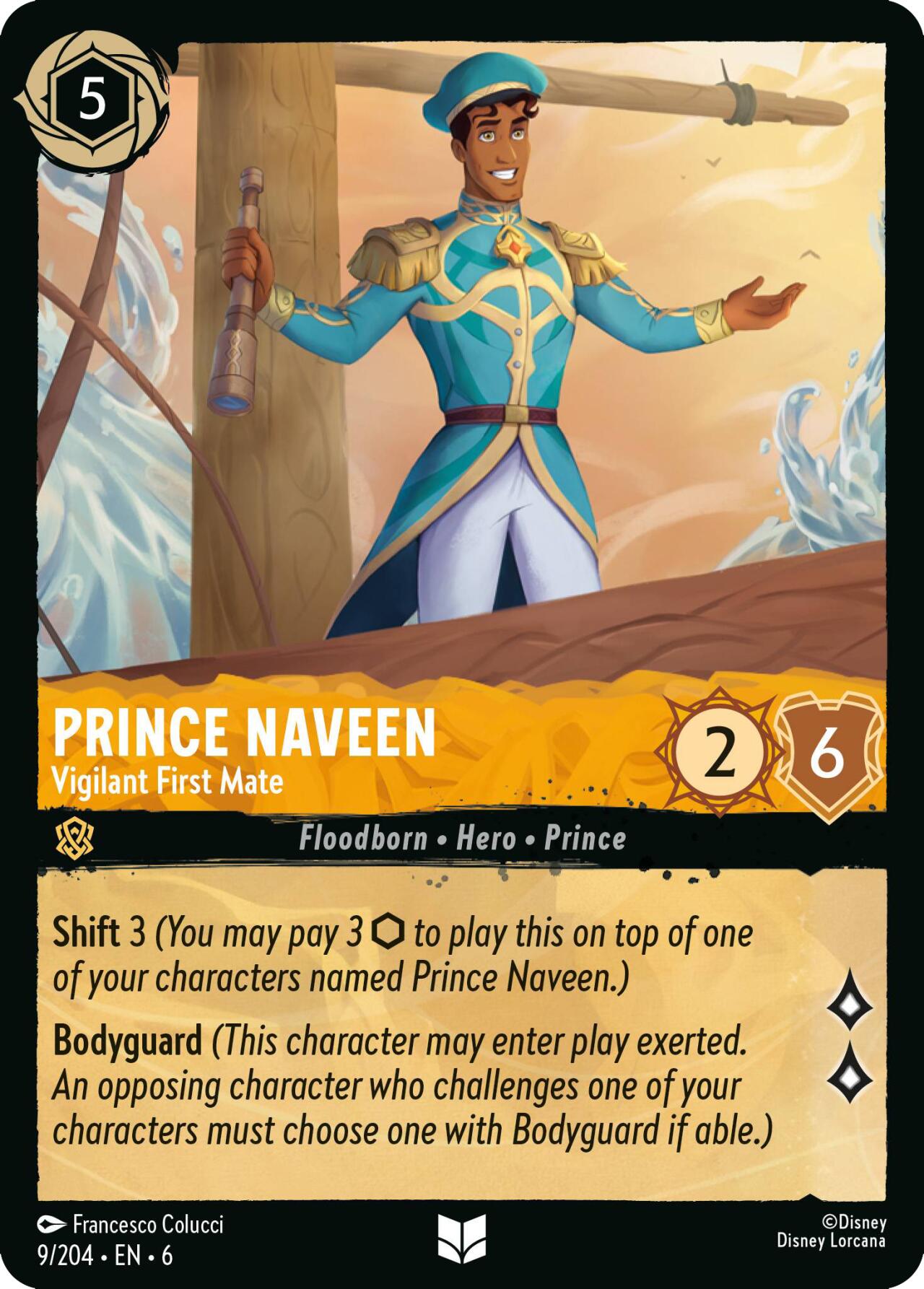 Prince Naveen - Vigilant First Mate (9/204) [Azurite Sea] | Tabernacle Games