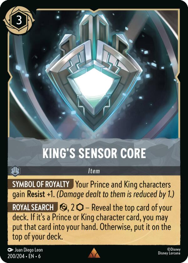 King's Sensor Core (200/204) [Azurite Sea] | Tabernacle Games