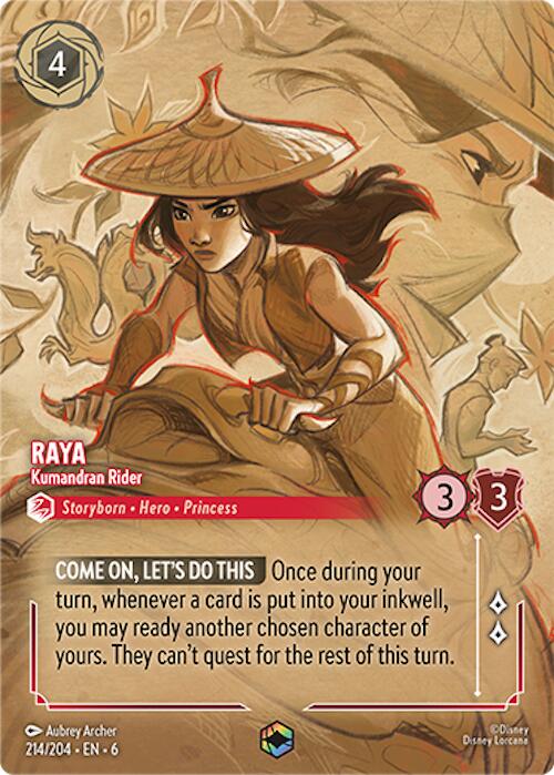 Raya - Kumandran Rider (Enchanted) (214/204) [Azurite Sea] | Tabernacle Games