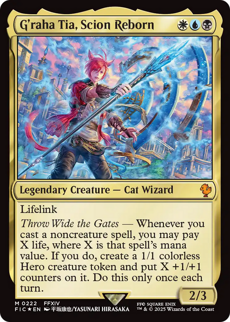 G'raha Tia, Scion Reborn (Surge Foil) [FINAL FANTASY Commander] | Tabernacle Games