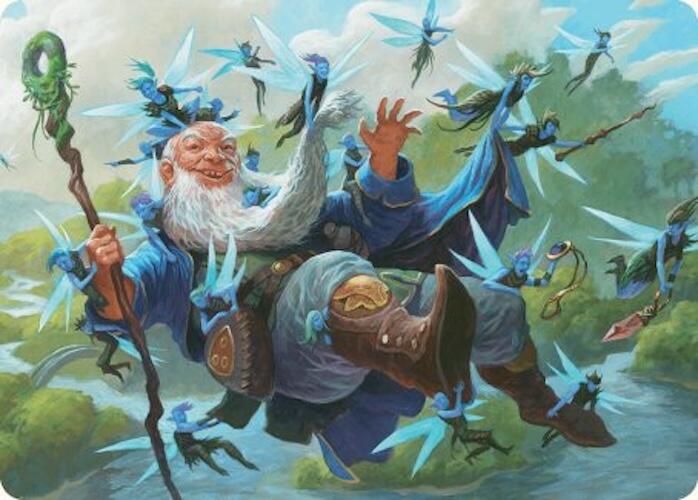 Mischievous Mystic Art Card (7/54) [Foundations Art Series] | Tabernacle Games
