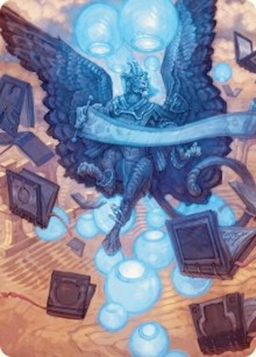 Sphinx of Forgotten Lore Art Card (33/54) [Foundations Art Series] | Tabernacle Games