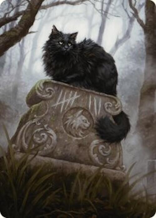 Nine-Lives Familiar 2 Art Card (36/54) [Foundations Art Series] | Tabernacle Games