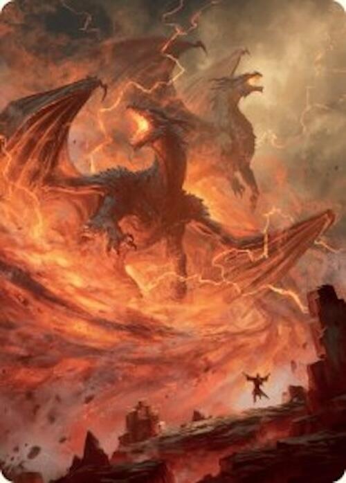Rite of the Dragoncaller Art Card (38/54) [Foundations Art Series] | Tabernacle Games