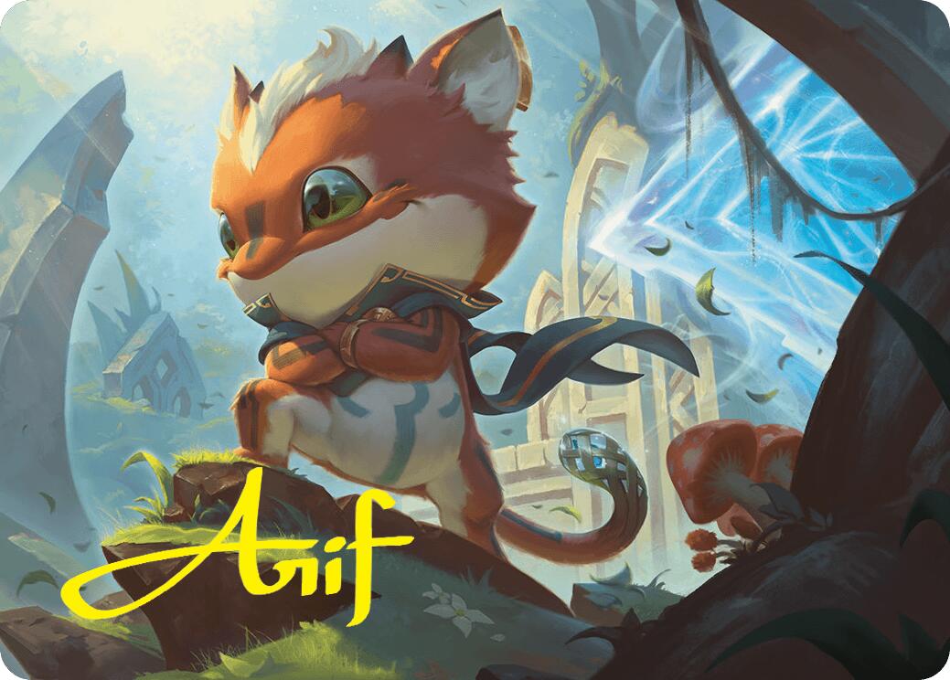 Loot, Exuberant Explorer Art Card (12/54) (Gold-Stamped Signature) [Foundations Art Series] | Tabernacle Games