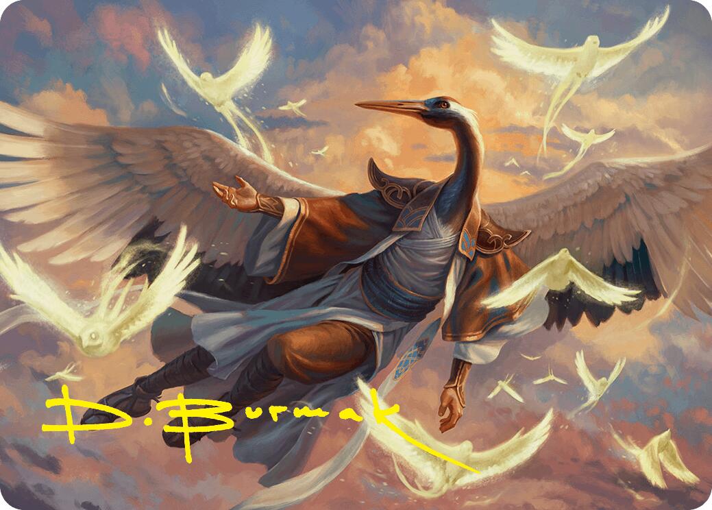 Kykar, Zephyr Awakener Art Card (16/54) (Gold-Stamped Signature) [Foundations Art Series] | Tabernacle Games