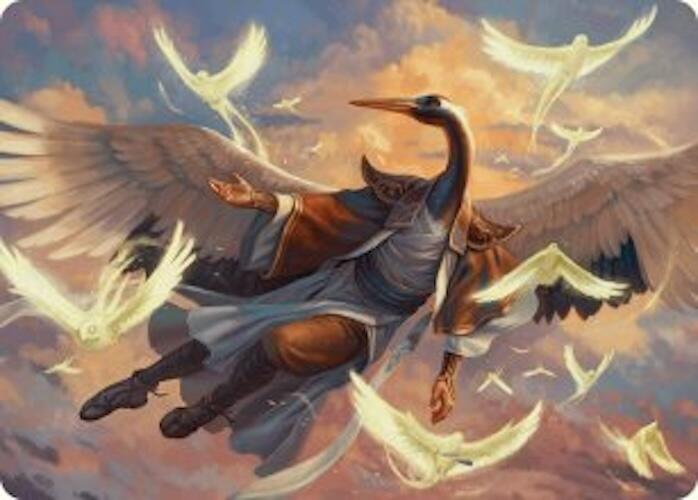 Kykar, Zephyr Awakener Art Card (16/54) [Foundations Art Series] | Tabernacle Games