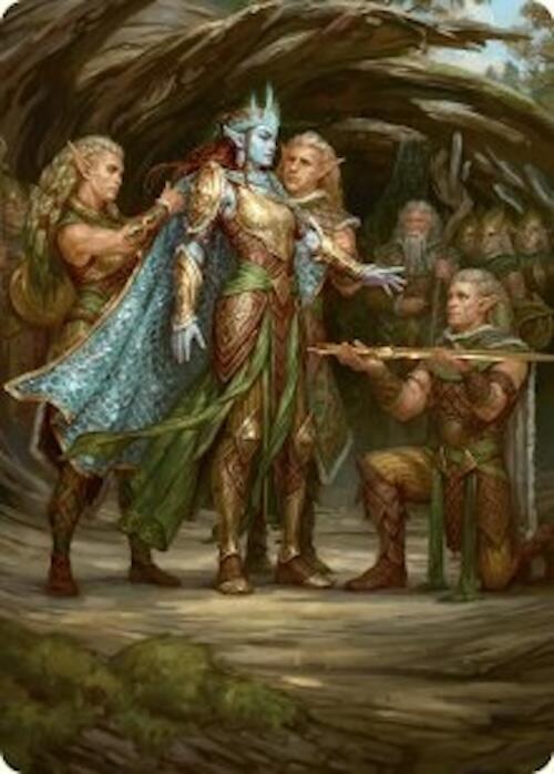 Lathril, Blade of the Elves Art Card (48/54) [Foundations Art Series] | Tabernacle Games