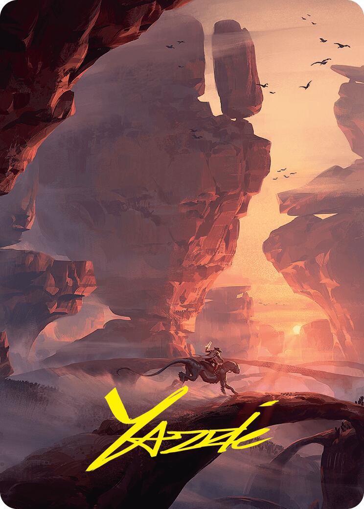 Mountain Art Card (24/54) (Gold-Stamped Signature) [Foundations Art Series] | Tabernacle Games