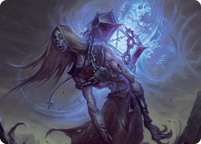 Soul-Shackled Zombie Art Card (9/54) [Foundations Art Series] | Tabernacle Games