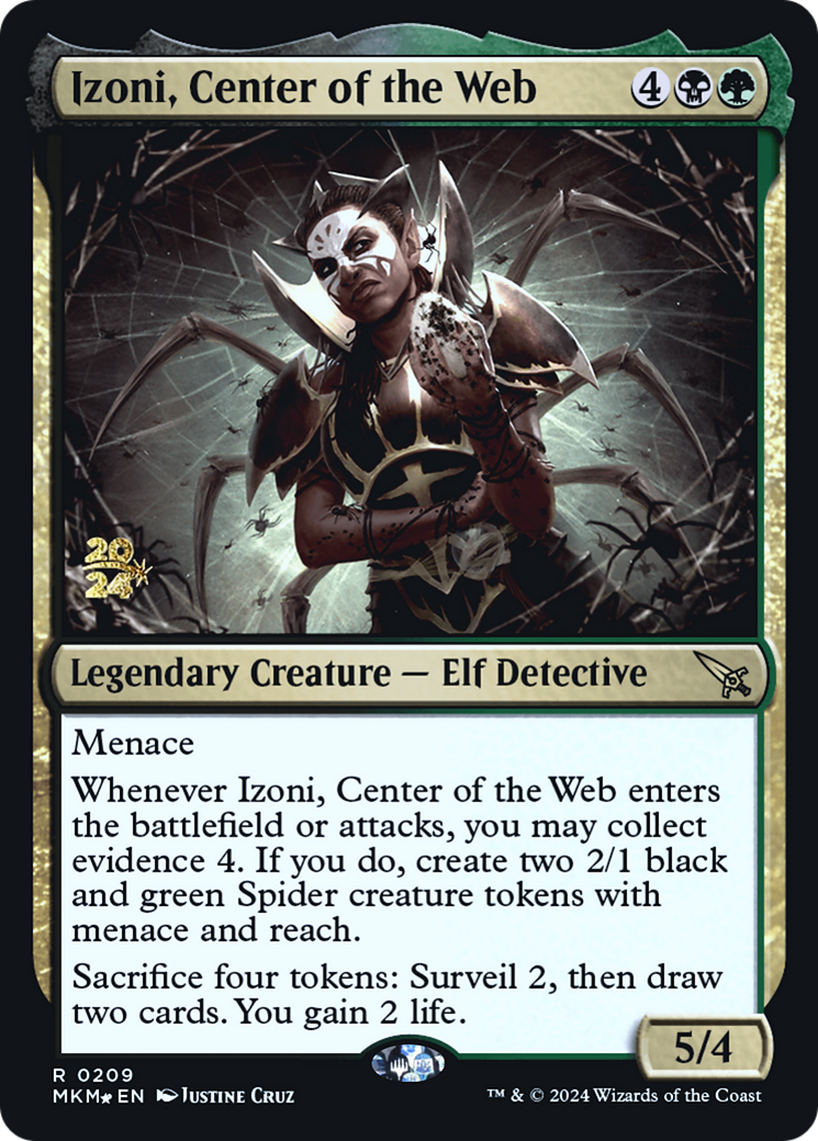 Izoni, Center of the Web [Murders at Karlov Manor Prerelease Promos] | Tabernacle Games