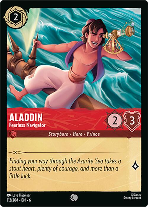 Aladdin - Fearless Navigator (112/204) [Azurite Sea] | Tabernacle Games