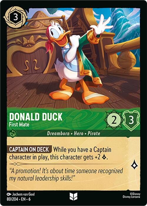 Donald Duck - First Mate (80/204) [Azurite Sea] | Tabernacle Games