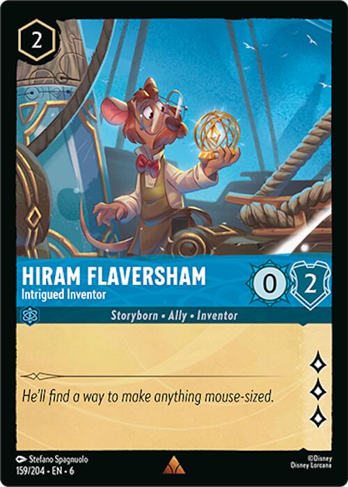 Hiram Flaversham - Intrigued Inventor (159/204) [Azurite Sea] | Tabernacle Games