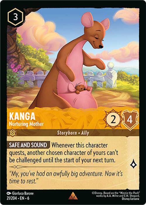 Kanga - Nurturing Mother (21/204) [Azurite Sea] | Tabernacle Games