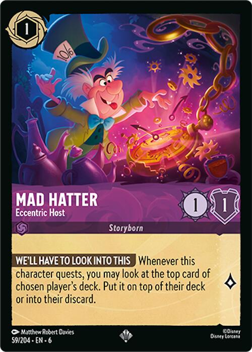 Mad Hatter - Eccentric Host (59/204) [Azurite Sea] | Tabernacle Games