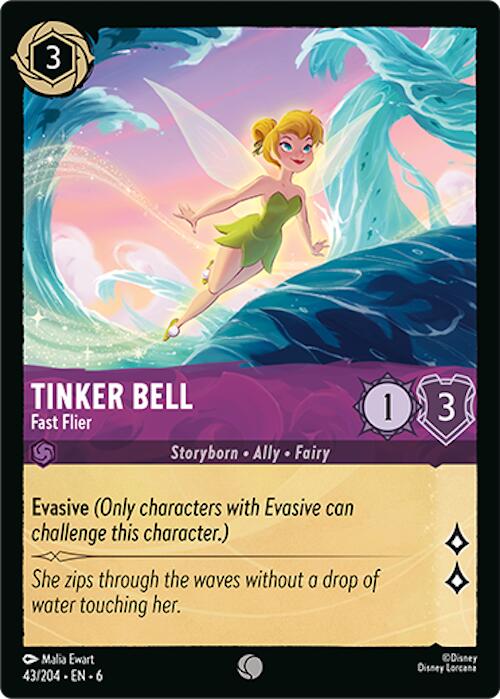 Tinker Bell - Fast Flier (43/204) [Azurite Sea] | Tabernacle Games