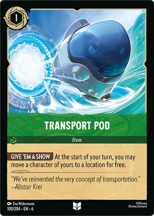 Transport Pod (100/204) [Azurite Sea] | Tabernacle Games