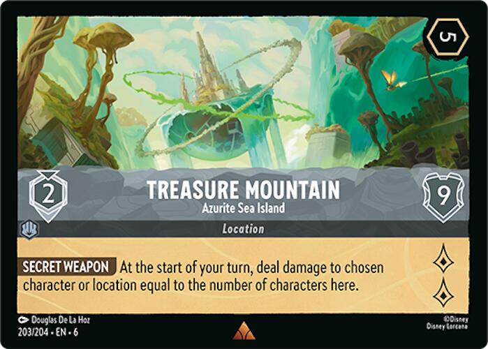 Treasure Mountain - Azurite Sea Island (203/204) [Azurite Sea] | Tabernacle Games