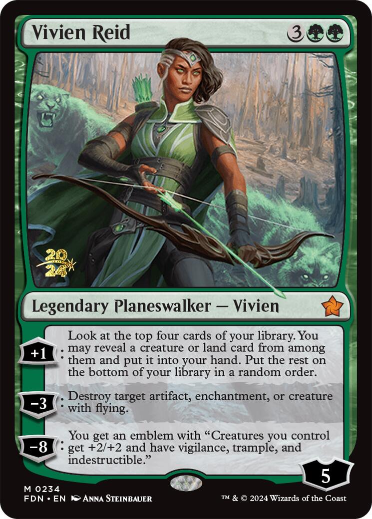 Vivien Reid [Foundations Prerelease Promos] | Tabernacle Games