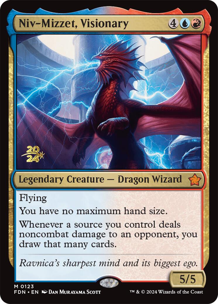 Niv-Mizzet, Visionary [Foundations Prerelease Promos] | Tabernacle Games