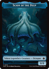 Scion of the Deep // Koma's Coil Doubled-Sided Token [Foundations Tokens] | Tabernacle Games