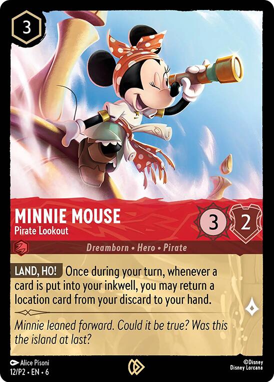 Minnie Mouse - Pirate Lookout (12/P2) [Promo Cards] | Tabernacle Games