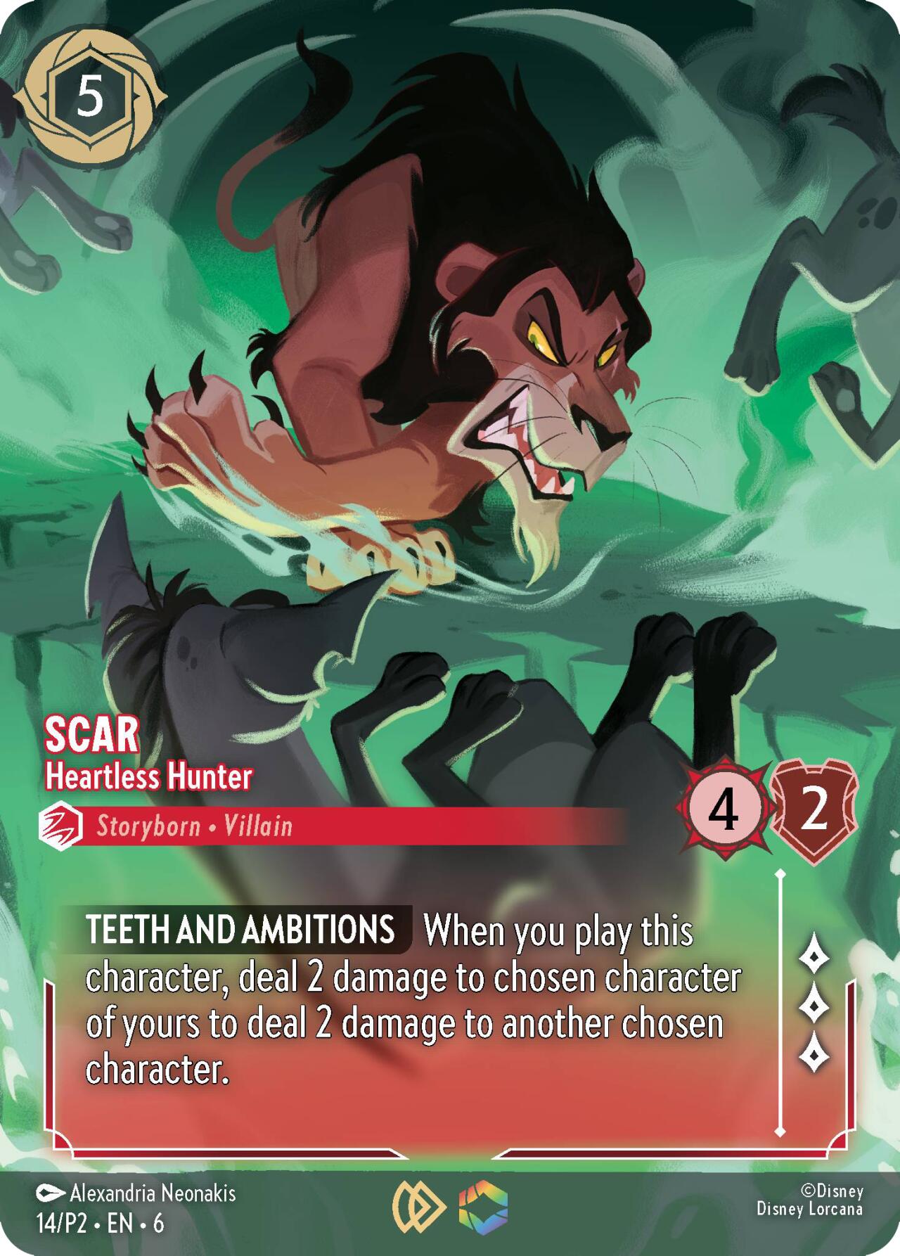 Scar - Heartless Hunter (Store Championship) (14) [Promo Cards] | Tabernacle Games