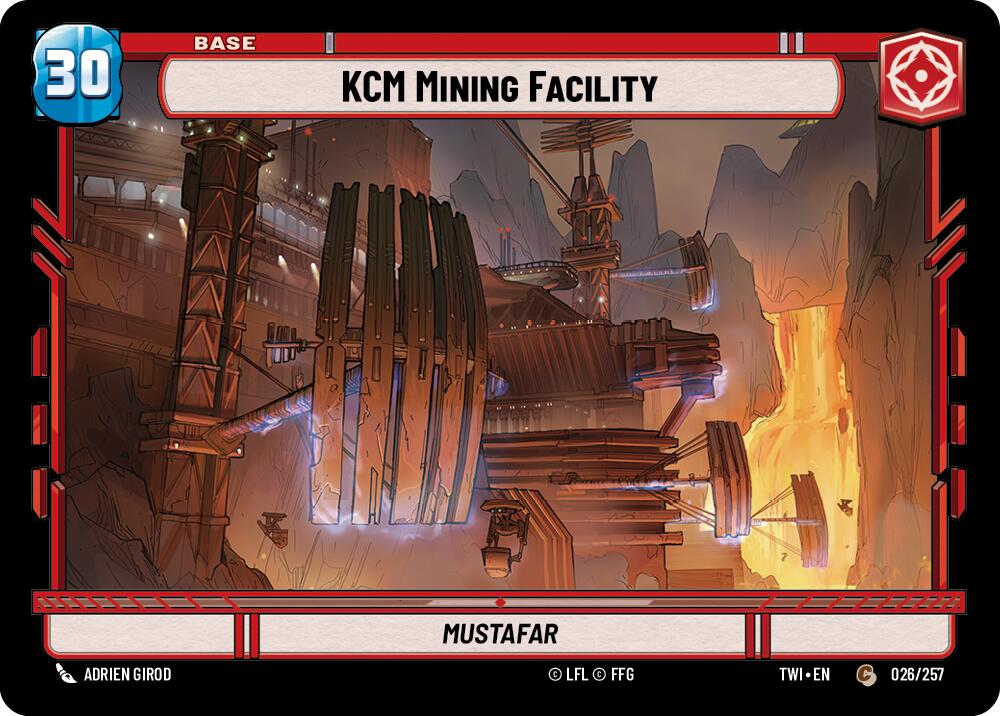KCM Mining Facility // Battle Droid (026/257 // T01/T02) (026/257 // T01/T02) [Twilight of the Republic] | Tabernacle Games