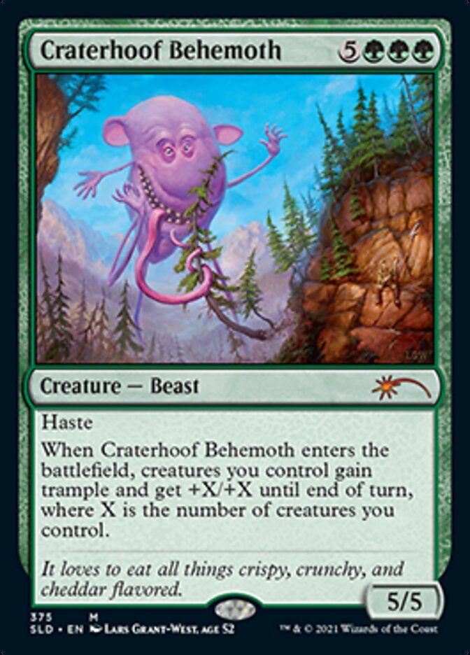 Craterhoof Behemoth (375) [Secret Lair Drop Series] | Tabernacle Games