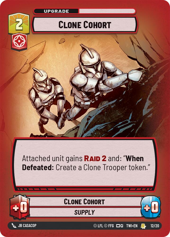 Clone Cohort (12/20) [Twilight of the Republic: Weekly Play] | Tabernacle Games