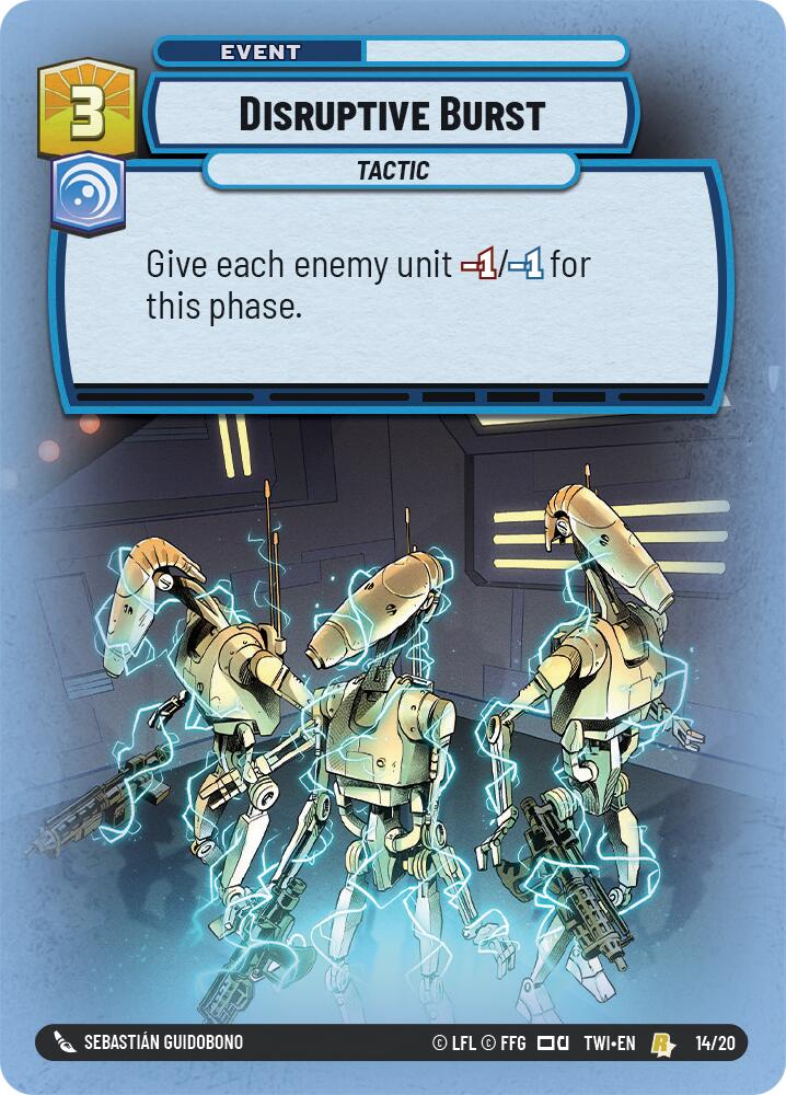 Disruptive Burst (14/20) [Twilight of the Republic: Weekly Play] | Tabernacle Games