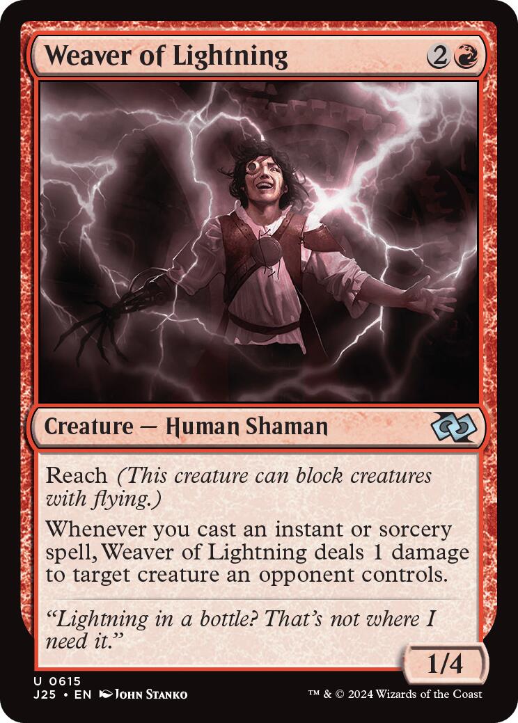 Weaver of Lightning [Foundations Jumpstart] | Tabernacle Games