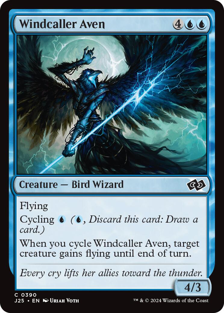 Windcaller Aven [Foundations Jumpstart] | Tabernacle Games