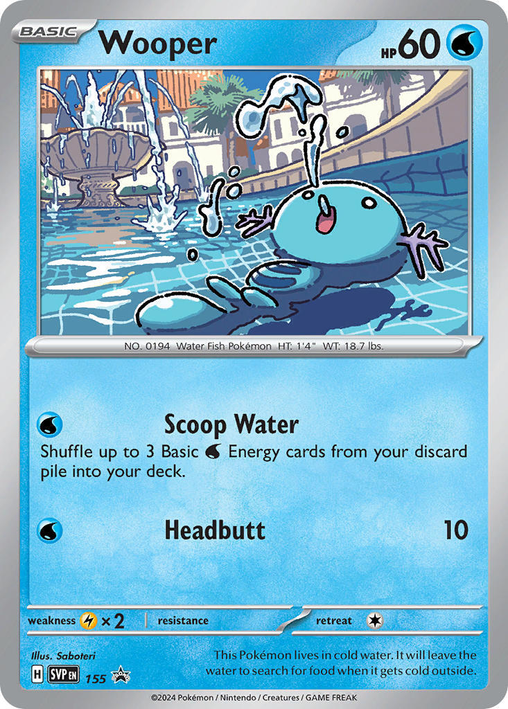 Wooper (155) [Scarlet & Violet: Black Star Promos] | Tabernacle Games