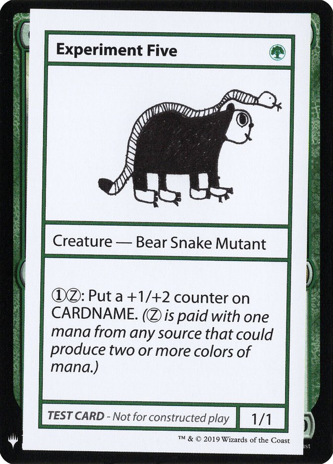 Experiment Five [Mystery Booster Playtest Cards] | Tabernacle Games