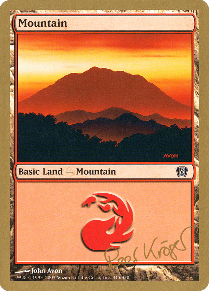 Mountain (pk345) (Peer Kroger) [World Championship Decks 2003] | Tabernacle Games