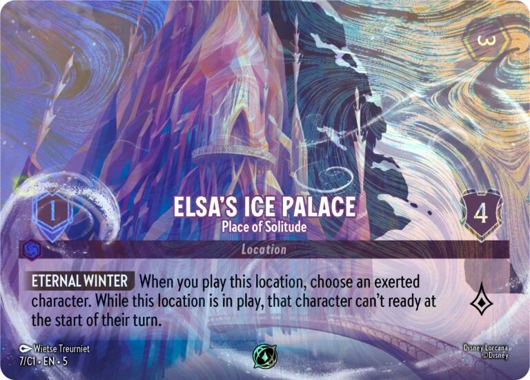 Elsa's Ice Palace - Place of Solitude (7) [Promo Cards] | Tabernacle Games