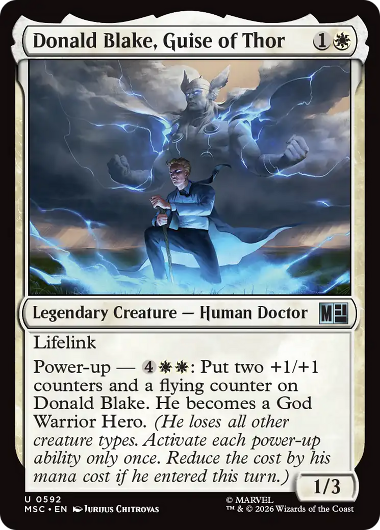 Donald Blake, Guise of Thor [Marvel Super Heroes Commander] | Tabernacle Games