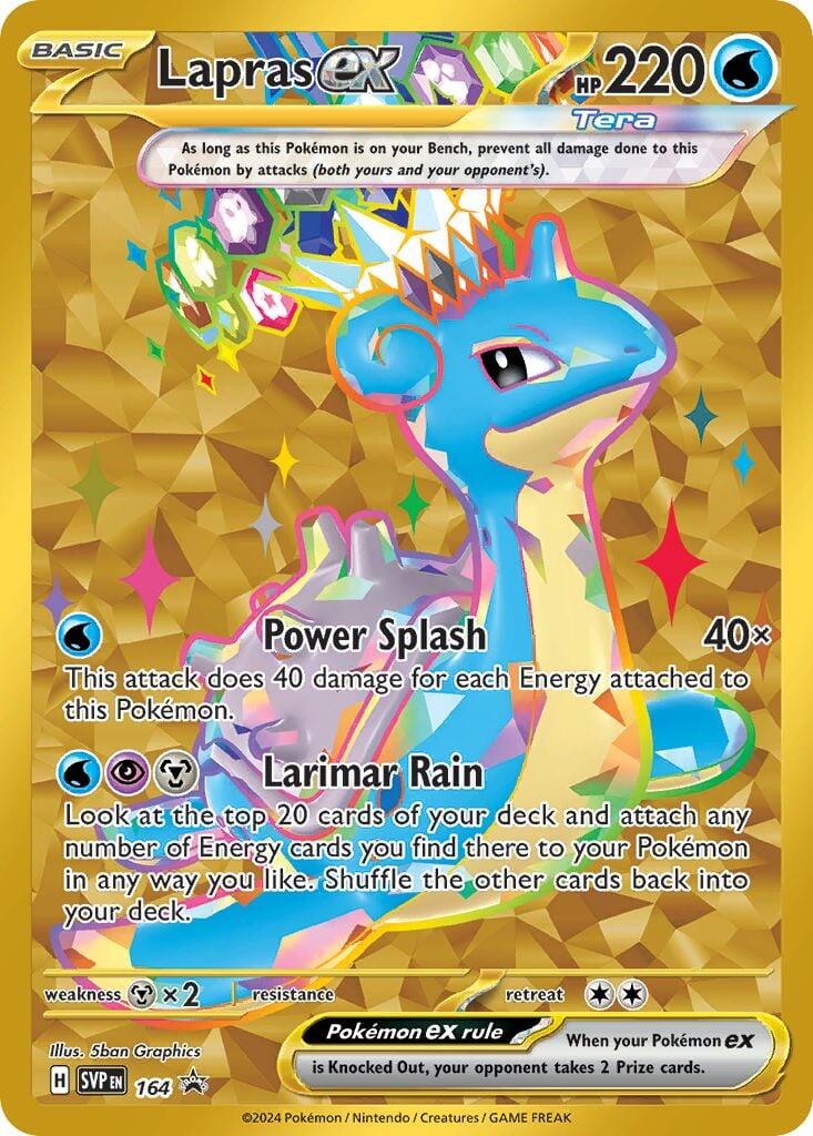 Lapras ex (164) [Scarlet & Violet: Black Star Promos] | Tabernacle Games