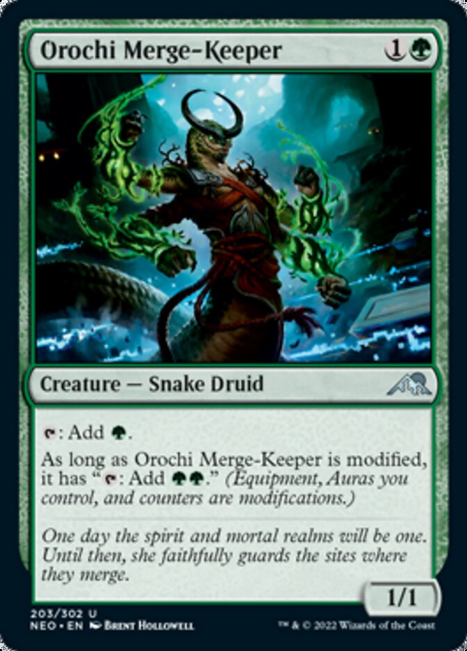 Orochi Merge-Keeper [Kamigawa: Neon Dynasty] | Tabernacle Games