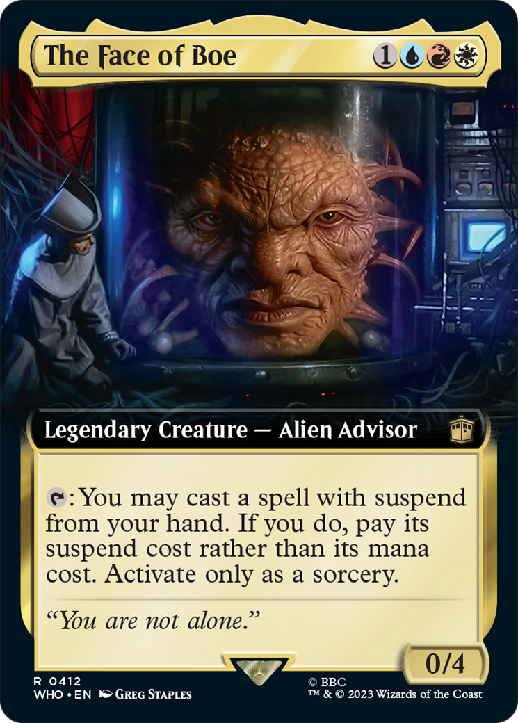 The Face of Boe (Extended Art) [Doctor Who] | Tabernacle Games